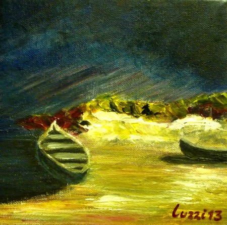 Solitudine - Acrilico su tela 20x20 - collezione privata